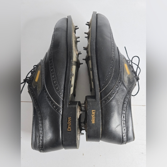 Men's Leather Spike Classics Golf Shoes - Picture 8 of 14